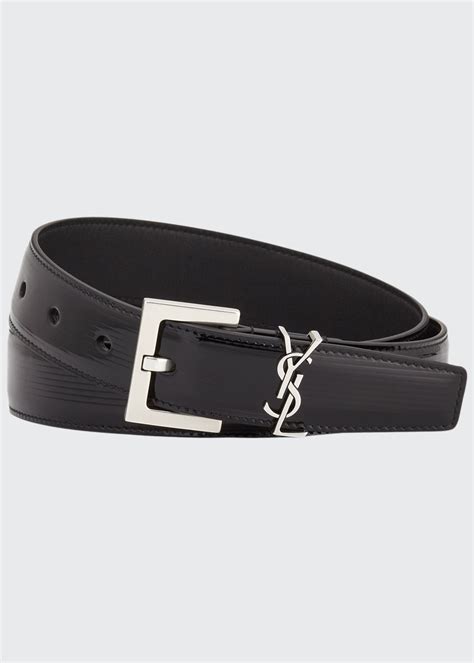 ysl belt monogram esaencse|saint laurent YSL belt.